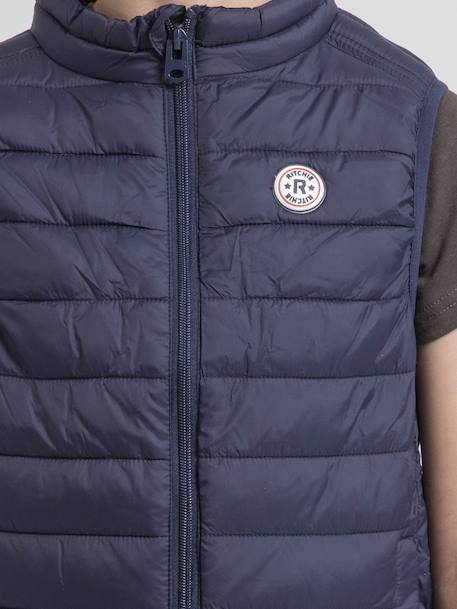 Doudoune sans manche zernes garçon ii Bleu acier+Bleu marine+Gris clair+Noir+Vert foret 7 - vertbaudet enfant 