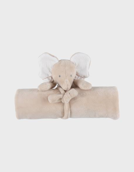 Doudou-couverture nomade 50x50cm - bali Beige 1 - vertbaudet enfant 