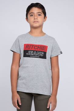 Garçon-T-shirt, polo, sous-pull-T-shirt-T-shirt col rond pur coton jadamix garçon