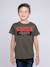 T-shirt col rond pur coton jadamix garçon Gris+Kaki+Noir 5 - vertbaudet enfant 
