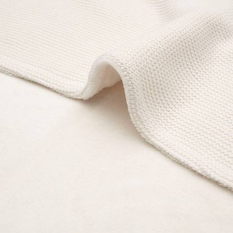 Couverture en tricot miffy nougat (75 x 100 cm) Beige+Blanc+Vert+Vert d'eau 11 - vertbaudet enfant 