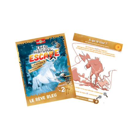 Jeu de cartes - défis nature escape -  légendes et mythologie -  fabriqué en france MULTICOLORE 5 - vertbaudet enfant 