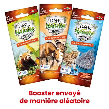Jeu de cartes à collectionner - edition aventures sauvages - booster de 1 cartes - dès 7 ans - 1 joueurs MULTICOLORE 2 - vertbaudet enfant 