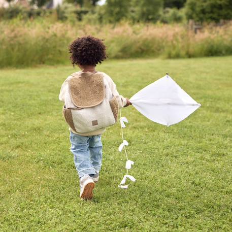 Sac à dos bébé coloursblock naturel Beige, kaki 6 - vertbaudet enfant 