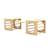Cubes d'escalade x2 avec pont-toboggan montessori bois fsc® Marron 1 - vertbaudet enfant 