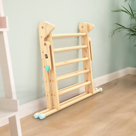 Triangle d'escalade pliable montessori bois fsc® Marron 6 - vertbaudet enfant 