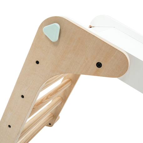 Toboggan pliable montessori bois fsc® Marron - blanc 4 - vertbaudet enfant 