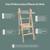 Tour d'apprentissage pliable montessori bois fsc® Marron - blanc 4 - vertbaudet enfant 