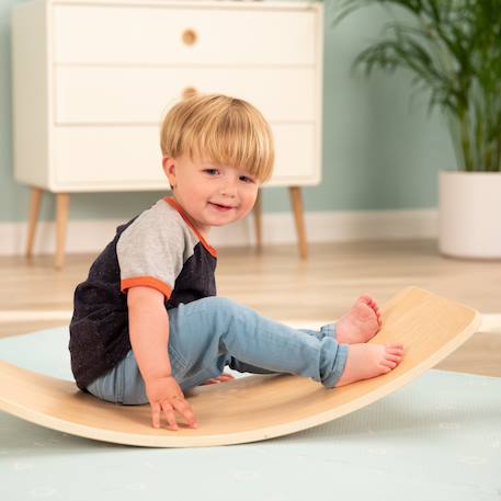 Planche d'équilibre montessori bois fsc® Marron 4 - vertbaudet enfant 