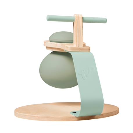 Ballon sauteur montessori bois fsc® Marron-vert 2 - vertbaudet enfant 