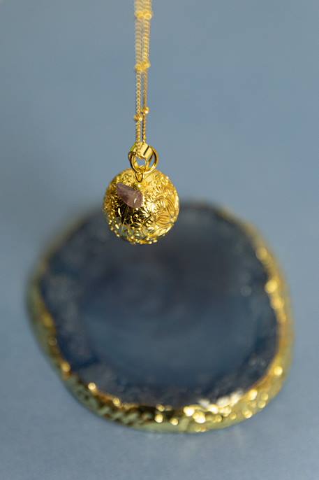 Bola de grossesse gravé avec améthsyte Or 1 - vertbaudet enfant 