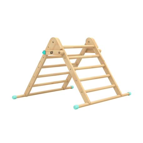 Triangle d'escalade pliable montessori bois fsc® Marron 2 - vertbaudet enfant 