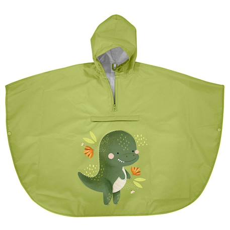 Poncho cape de pluie imperméable pour enfant Orange+Rose+Vert 15 - vertbaudet enfant 