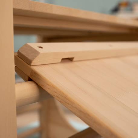 Pont toboggan montessori bois fsc® Marron 5 - vertbaudet enfant 