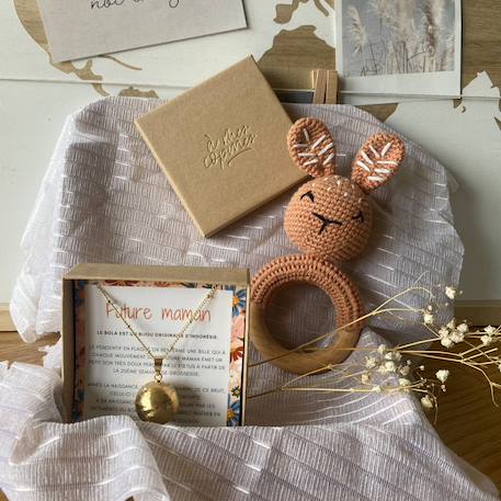 Coffret de naissance bola de grossesse et doudou Or 1 - vertbaudet enfant 