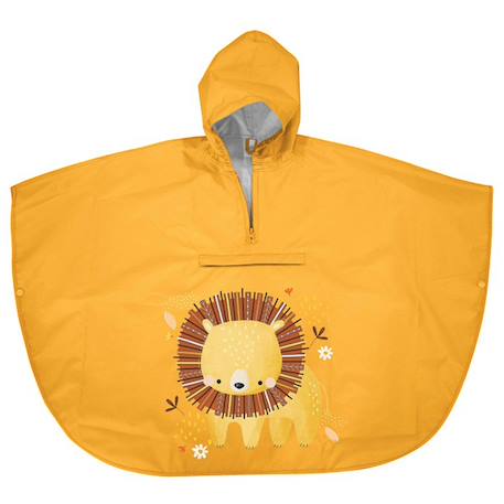 Poncho cape de pluie imperméable pour enfant Orange+Rose+Vert 3 - vertbaudet enfant 