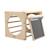 Cube d'escalade avec tableau créatif montessori bois fsc® Marron - blanc 1 - vertbaudet enfant 