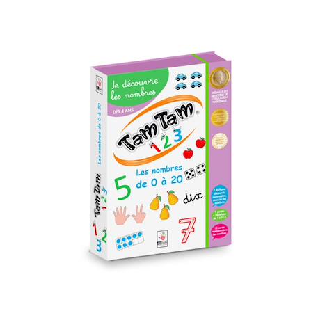 Tam tam coffret 1, 2, 3 - jouet éducatif pour enfants MULTICOLORE 1 - vertbaudet enfant 