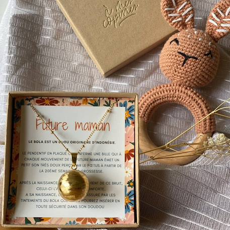 Coffret de naissance bola de grossesse et doudou Or 2 - vertbaudet enfant 