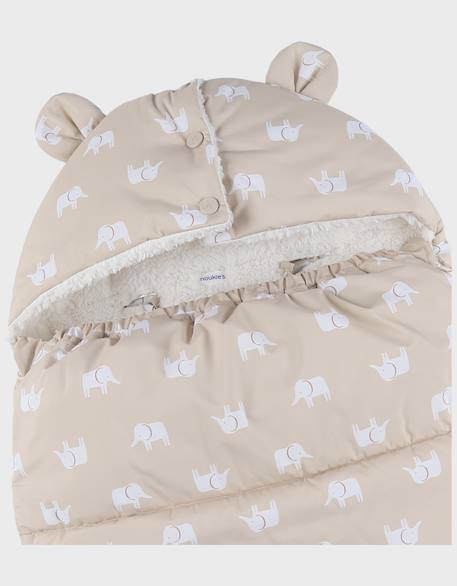 Chancelière déperlante 80x50?cm Beige+Vert 4 - vertbaudet enfant 