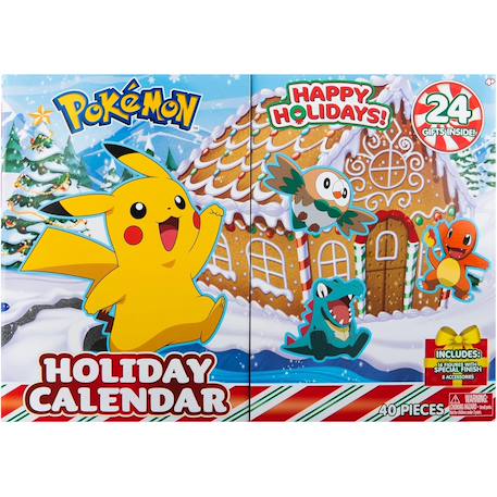 Pokémon - calendrier de l'avent battle figures Multicolore 1 - vertbaudet enfant 