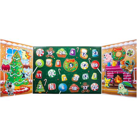 Pokémon - calendrier de l'avent battle figures Multicolore 2 - vertbaudet enfant 