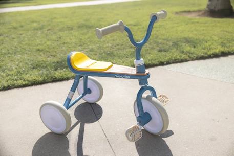 Tricycle vintage ergonomique classic trike Bleu+Noir+Rouge 5 - vertbaudet enfant 