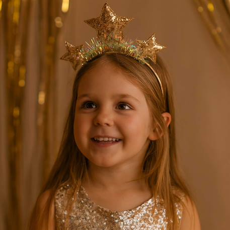 Serre-tête enfant twinkle star Jaune 3 - vertbaudet enfant 