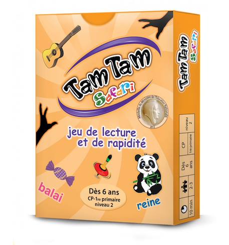 Tam tam safari - cp niveau 2 - jouet éducatif pour enfants MULTICOLORE 4 - vertbaudet enfant 