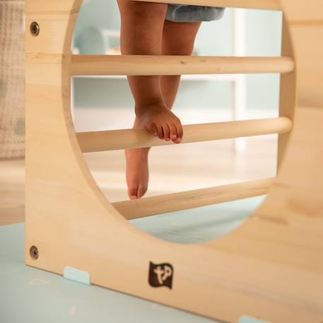 Cube d'escalade, triangle et toboggan montessori bois fsc® Marron 4 - vertbaudet enfant 