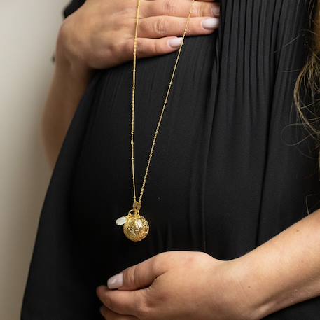 Bola de grossesse gravé avec aventurine Or 3 - vertbaudet enfant 