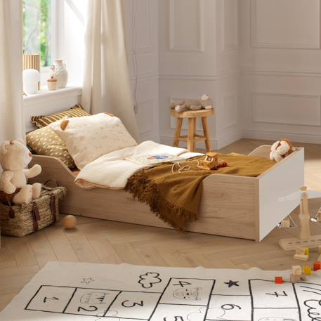Kit d'évolution lit bébé à lit junior 140x70 décor bois - camille Marron 3 - vertbaudet enfant 