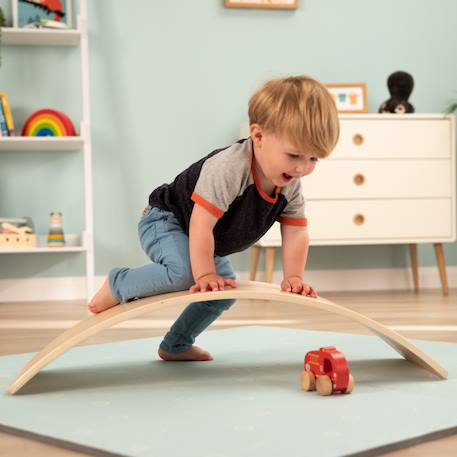 Planche d'équilibre montessori bois fsc® Marron 1 - vertbaudet enfant 