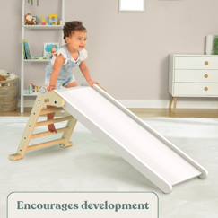 Jouet-Premier âge-Motricité globale-Toboggan pliable montessori bois fsc®