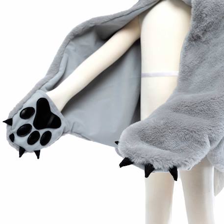 Déguisement enfant cape de loup Gris 5 - vertbaudet enfant 