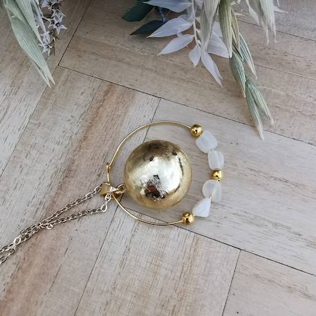 Bola de grossesse or brossé cercle lune Or 1 - vertbaudet enfant 