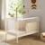 Lit bébé tout barreaux en bois - first Blanc+Marron 1 - vertbaudet enfant 