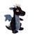 Peluche - peluche dragon sonore, noir 17 cm Noir 3 - vertbaudet enfant 