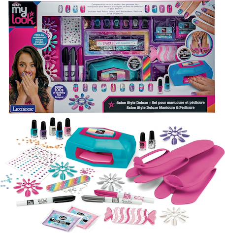 Salon style deluxe – set pour manucure et pédicure Multicolore 1 - vertbaudet enfant 