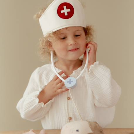 Mallette de docteur en bois Vert, blanc, rouge 6 - vertbaudet enfant 