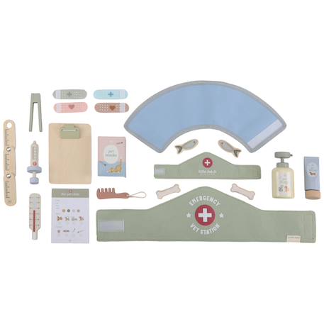 Cabinet de vétérinaire en bois Vert, rouge, blanc 3 - vertbaudet enfant 