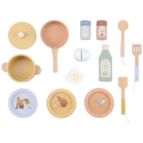 Cuisine en bois solide, couleurs vertes Vert 3 - vertbaudet enfant 