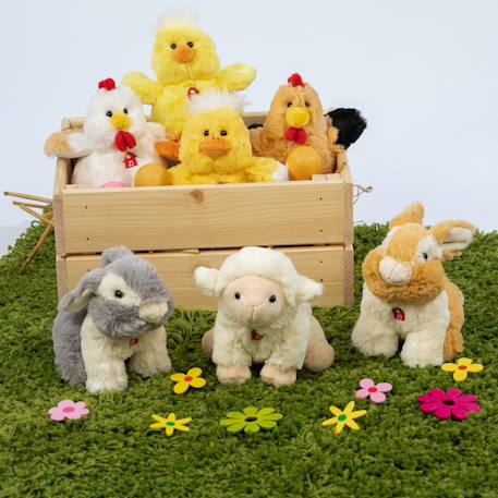 Peluche sonore canard - 15 cm Jaune 2 - vertbaudet enfant 