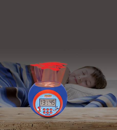 Réveil projecteur Sonic fonction alarme veilleuse MULTICOLORE 6 - vertbaudet enfant 