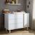 Commode 3 tiroirs et 1 porte pieds bois - paloma Blanc/marron 1 - vertbaudet enfant 