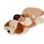Peluche chien allongé Douceur 75 cm Marron 2 - vertbaudet enfant 