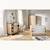 Armoire 2 portes - nova Blanc+Gris+Rose 1 - vertbaudet enfant 