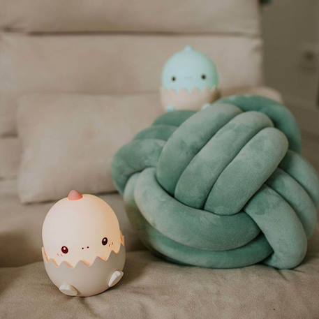 Veilleuse rechargeable bébé dinosaure bleu Rose, blanc+Vert d'eau, blanc 10 - vertbaudet enfant 
