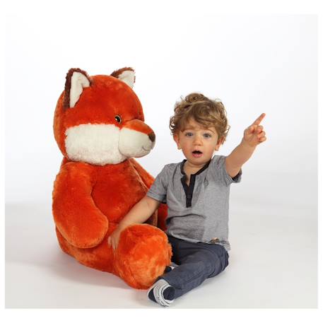 Peluche renard 80 cm Orange 2 - vertbaudet enfant 