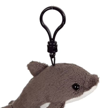 Porte-clés dauphin 12 cm Gris 2 - vertbaudet enfant 